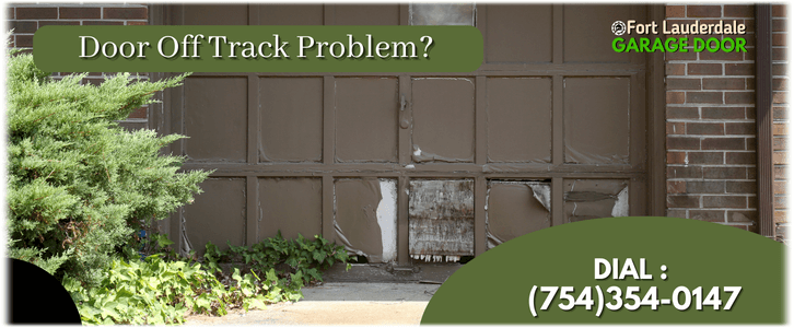 Garage Door Off Track Fort Lauderdale (754) 354-0147